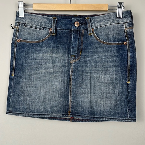 Buffalo David Bitton Denim Mini Skirt - Picture 1 of 11